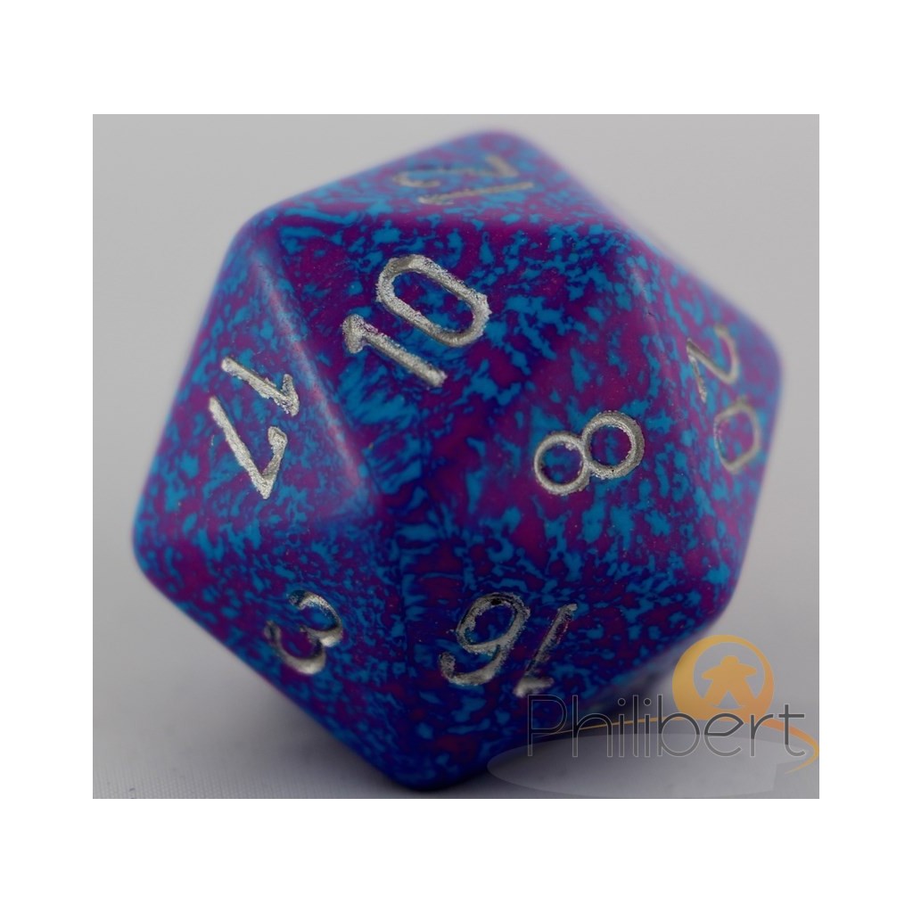 Dé 20 Faces Speckled 34mm