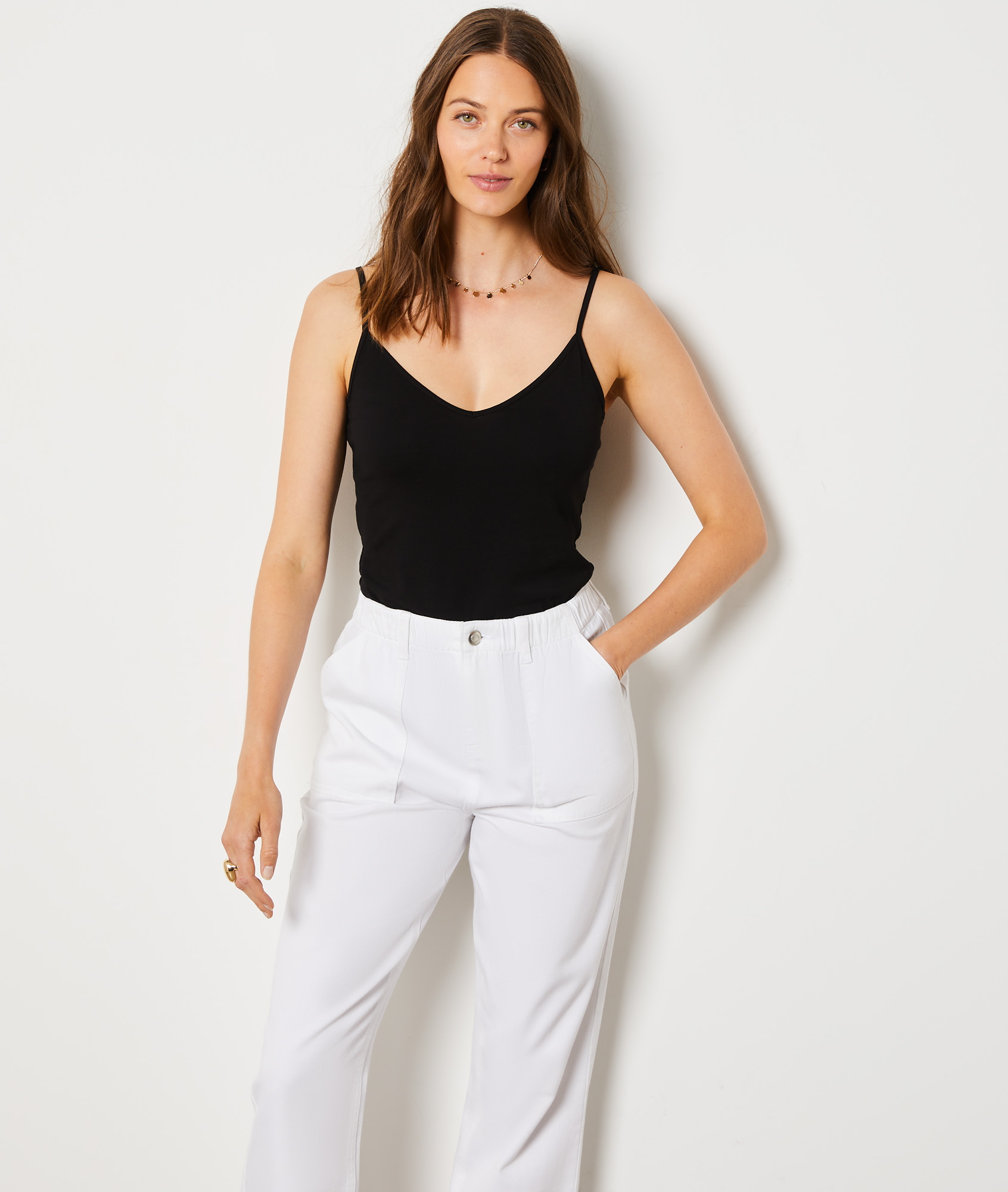 Pantalon coupe carotte