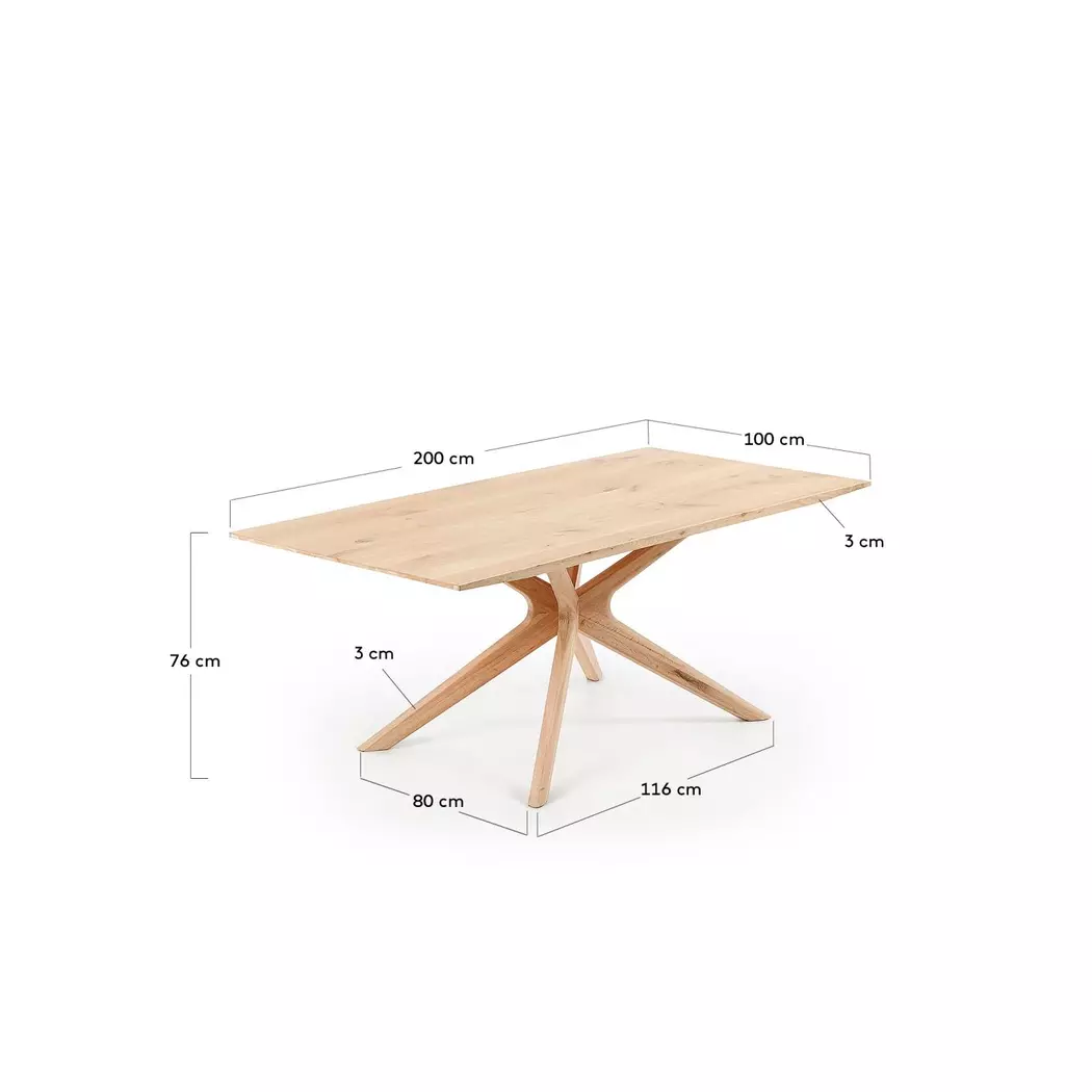Esstisch Armande 200 x 100 cm
