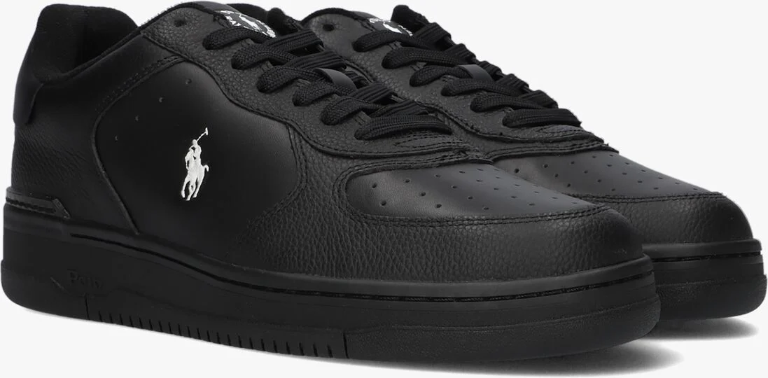 POLO RALPH LAUREN zwarte polo ralph lauren lage sneakers masters court low top
