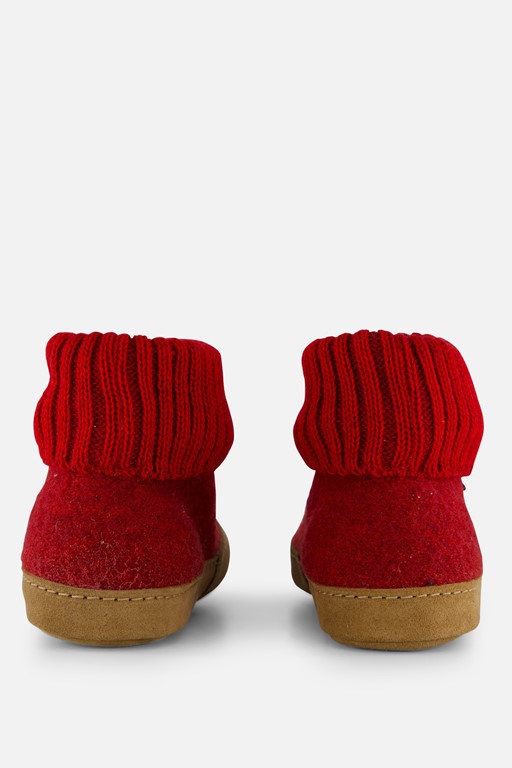 Bergstein cozy lux pantoffels rood