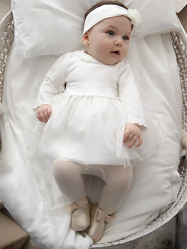 MAYORAL Baby Kleid creme