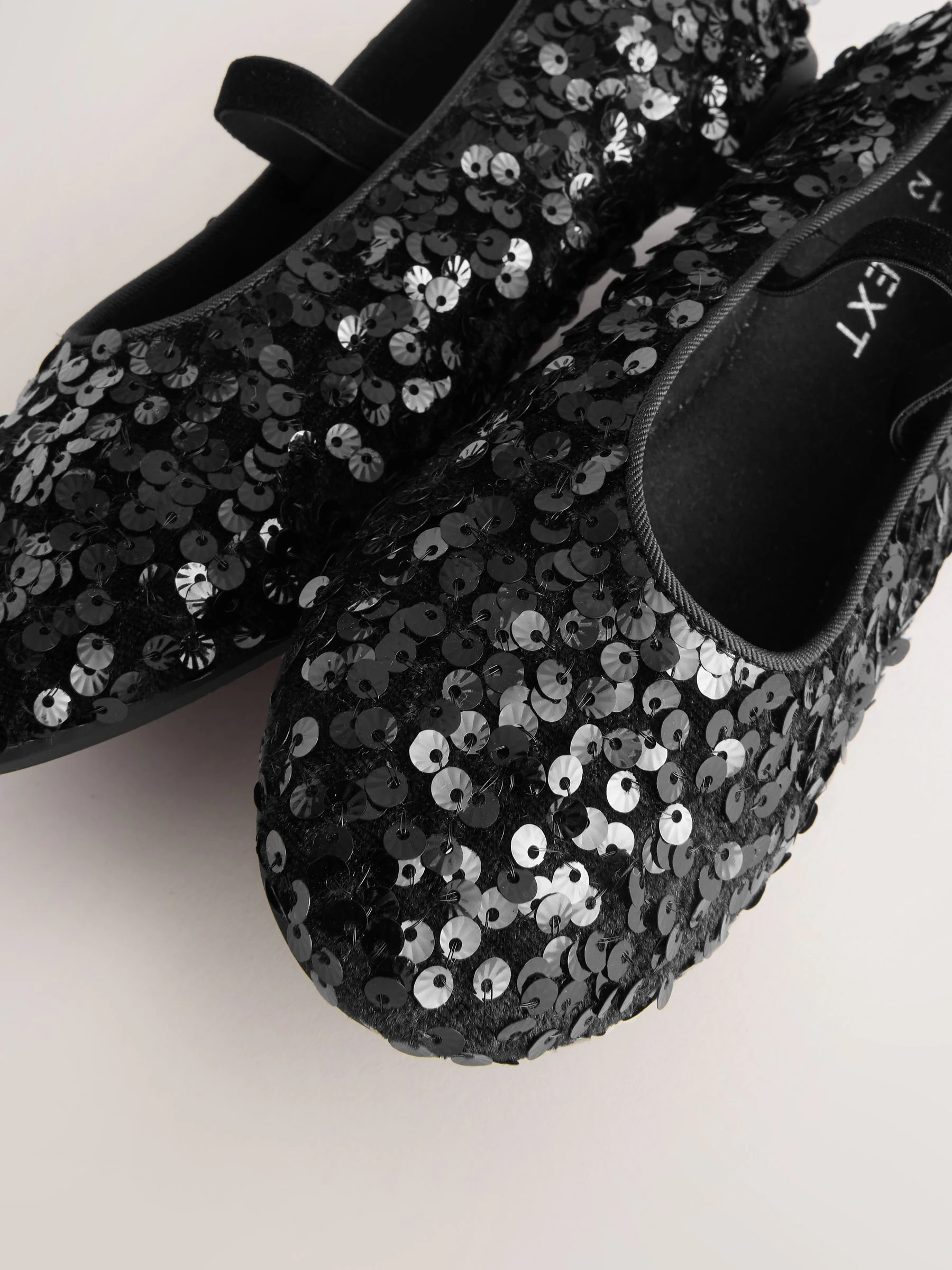 Zwart - Pailletten Balletschoenen