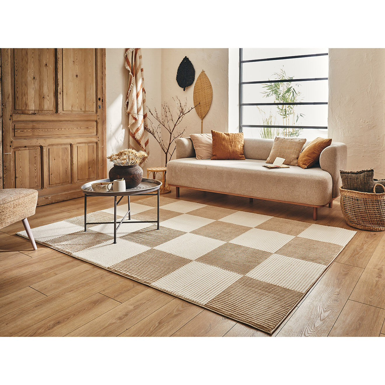 Nazar Rugs Tapis Bianca 172 creme/beige - 80x150 cm