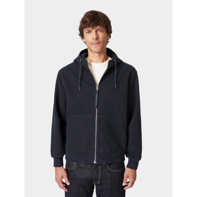Herren-Blousonjacke mit Kapuze, Navy