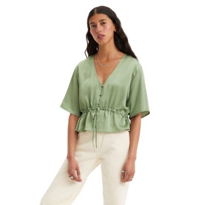 Chemise à manches courtes femme Lindy Blouse Green Bay LEVIS