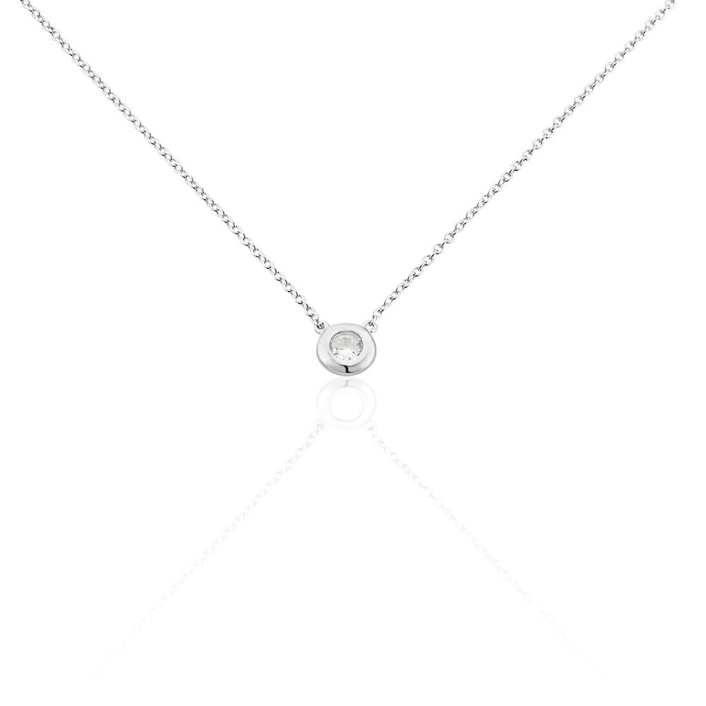 Collier Argent Laureano Oxydes De Zirconium