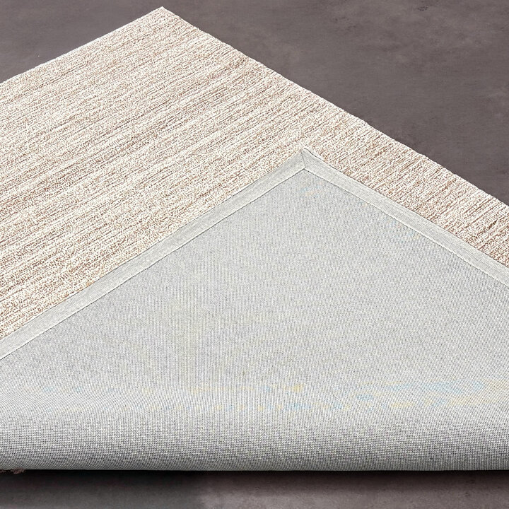Wollen vloerkleed - Pedro Bruin | Gemêleerd design