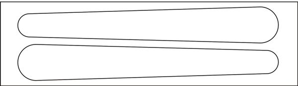 SAVER PU-Rahmen- und Kettenstrebenschutzkleber  transparent