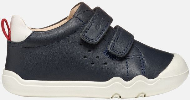 GEOX - STEPPIEUP BOY - Sneakers - Marineblauw - Leer