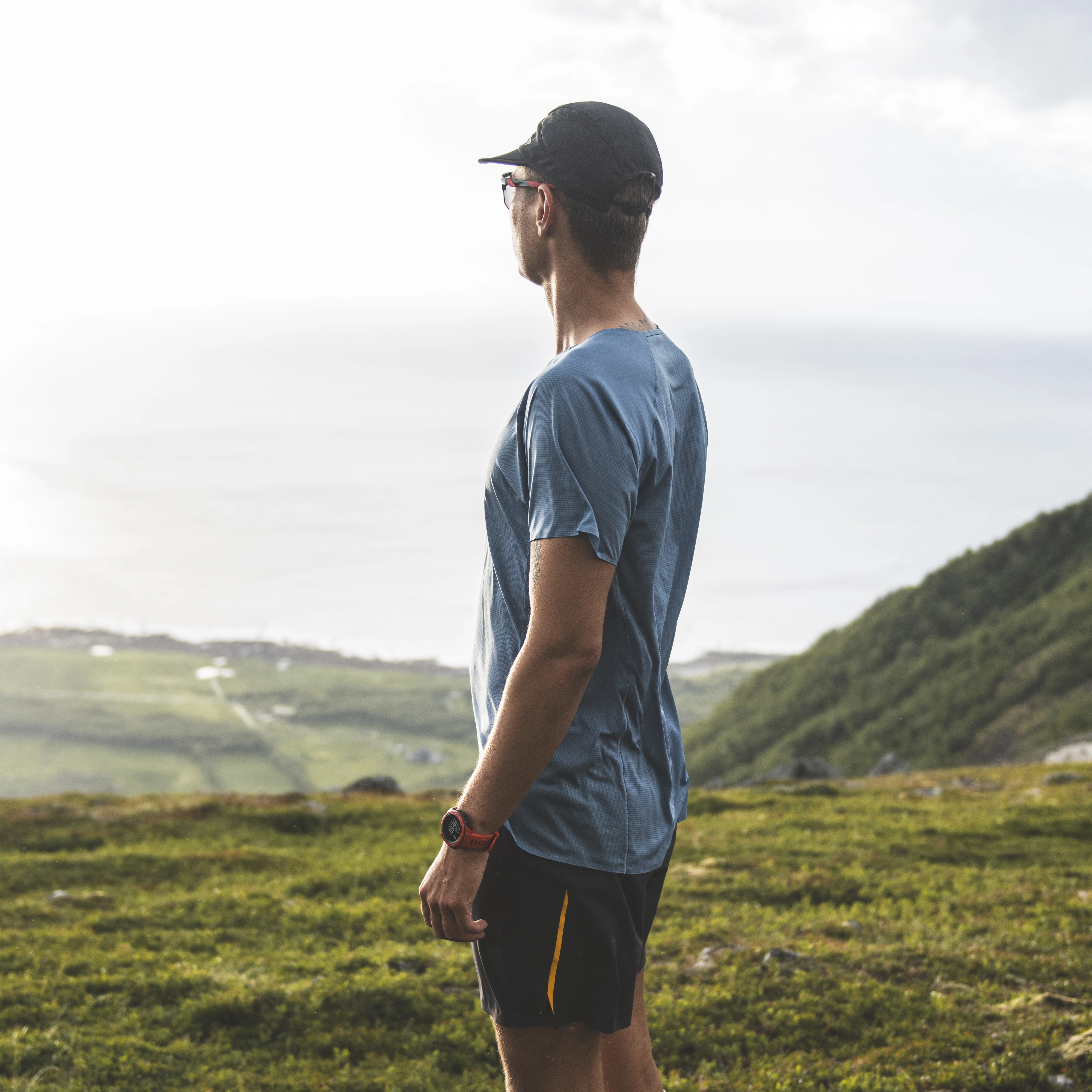 Y LightLine Fast Tee Men Elemental Blue