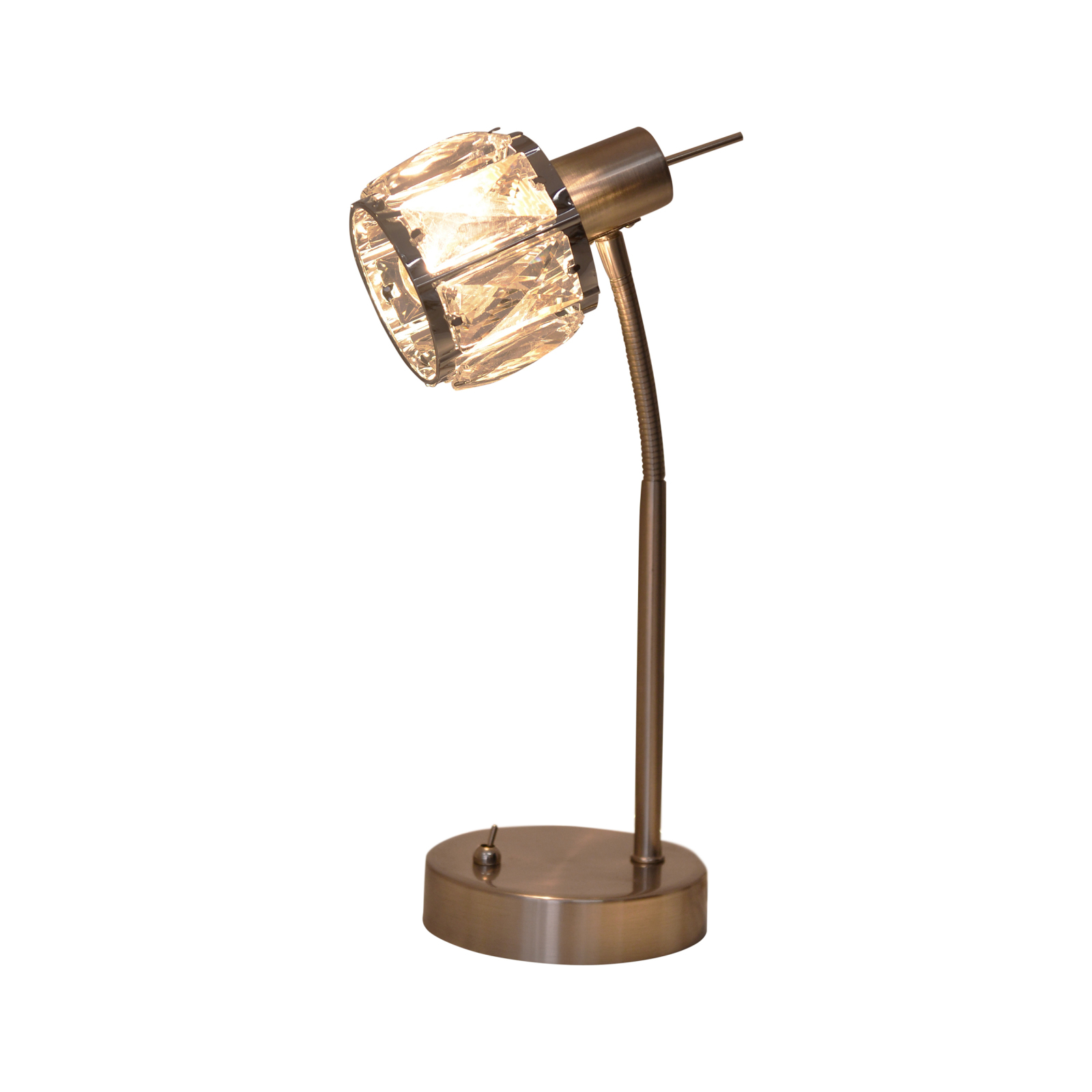 LED-Tischleuchte JOSEFA - Edelstahl - 34,5 cm