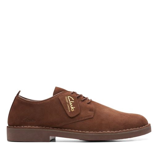 Clarks Desert Lon Evo Sko, Brown Suede, 42