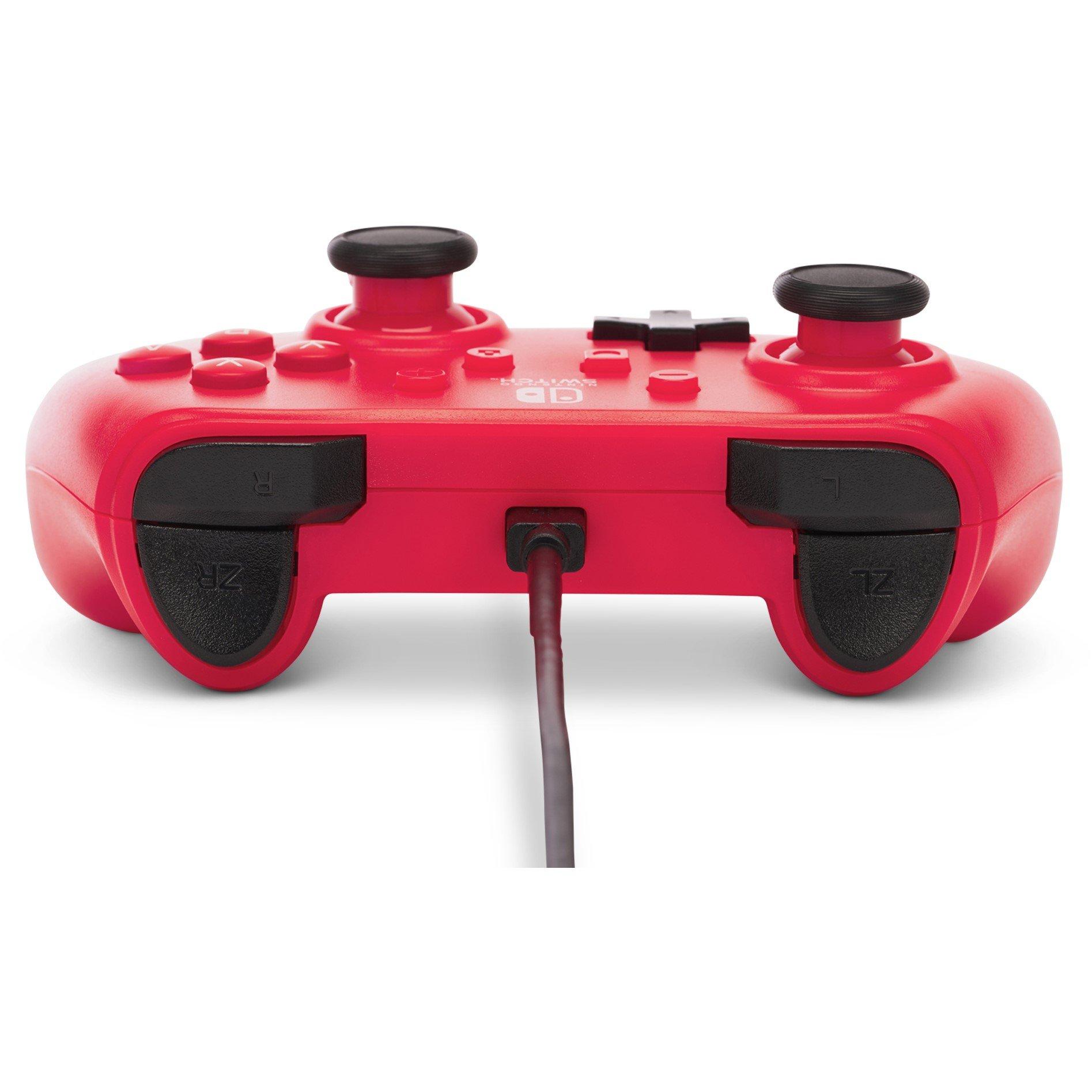 PowerA Wired Controller for Nintendo Switch Raspberry Red
