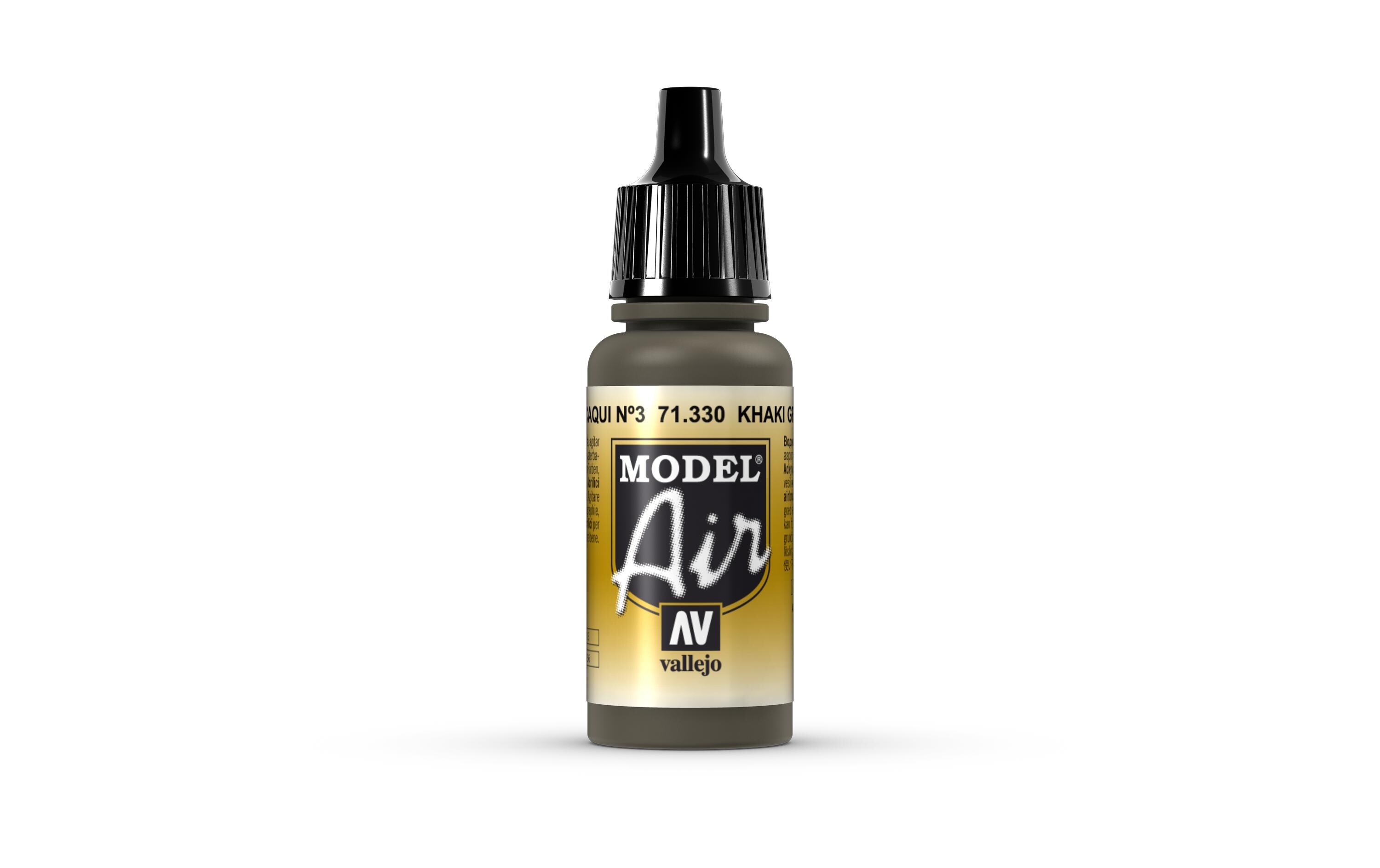 Airbrushfarbe Khakigrün N.3 17 mlAcryl Model Air Color für Airbrush