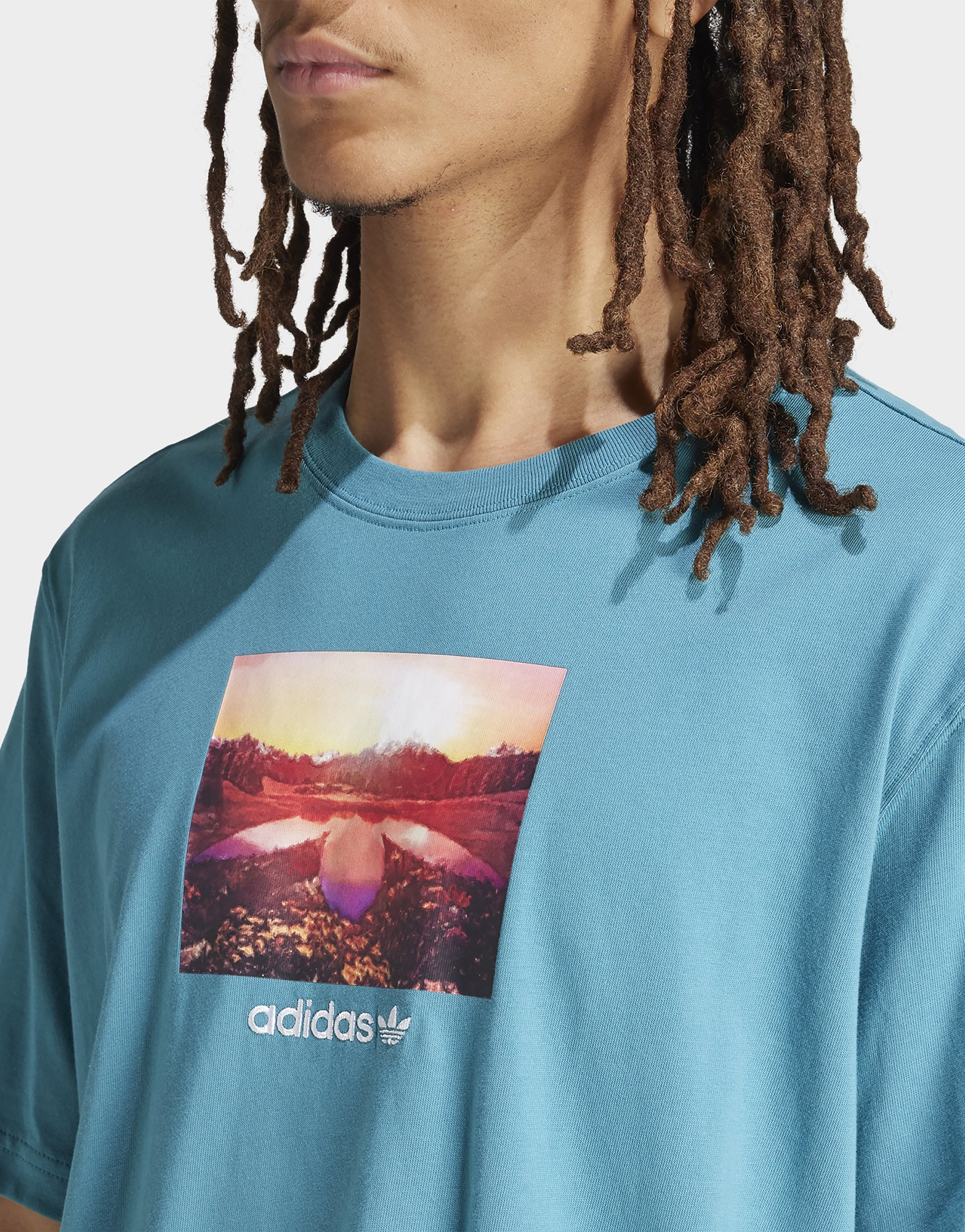 adidas T-shirt graphique coucher de soleil