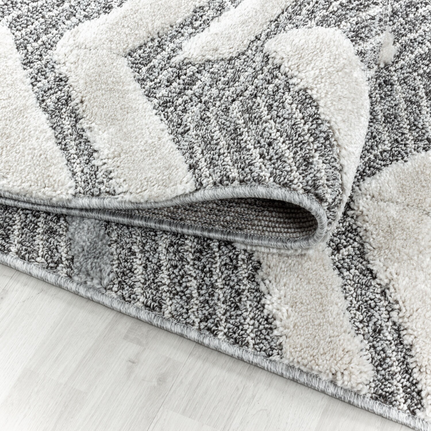 Modern Designer Elegante Teppich, Hoch-Tief Effekt 3D Boho Teppich, Pflegeleicht