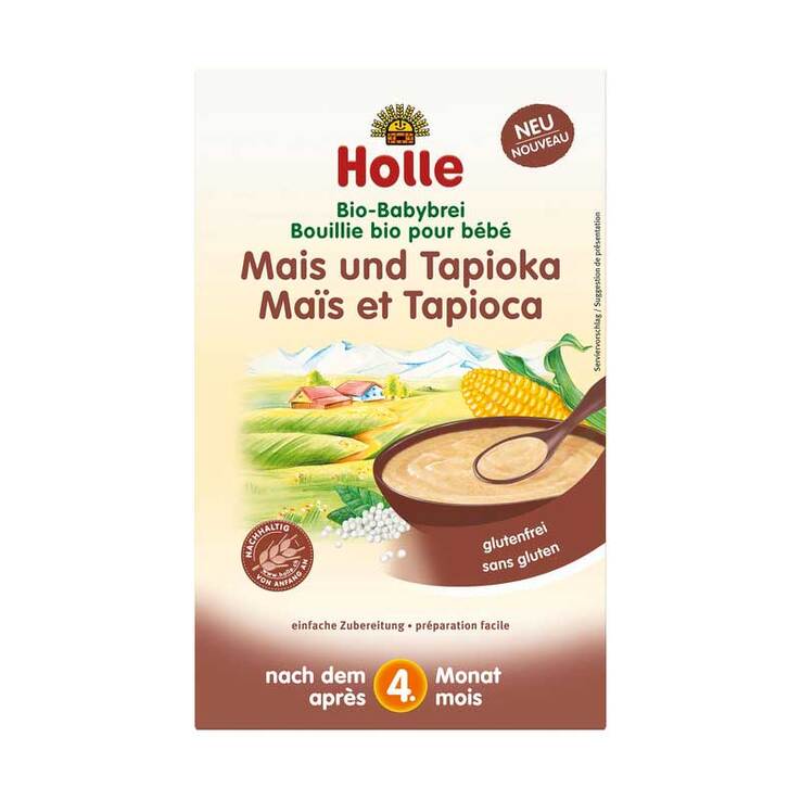 Holle Bio Babybrei Mais & Tapioka nach dem 4. Monat, 250 g