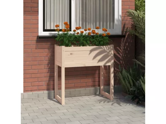 Jardinière 78x40x81 cm Bois massif de pin