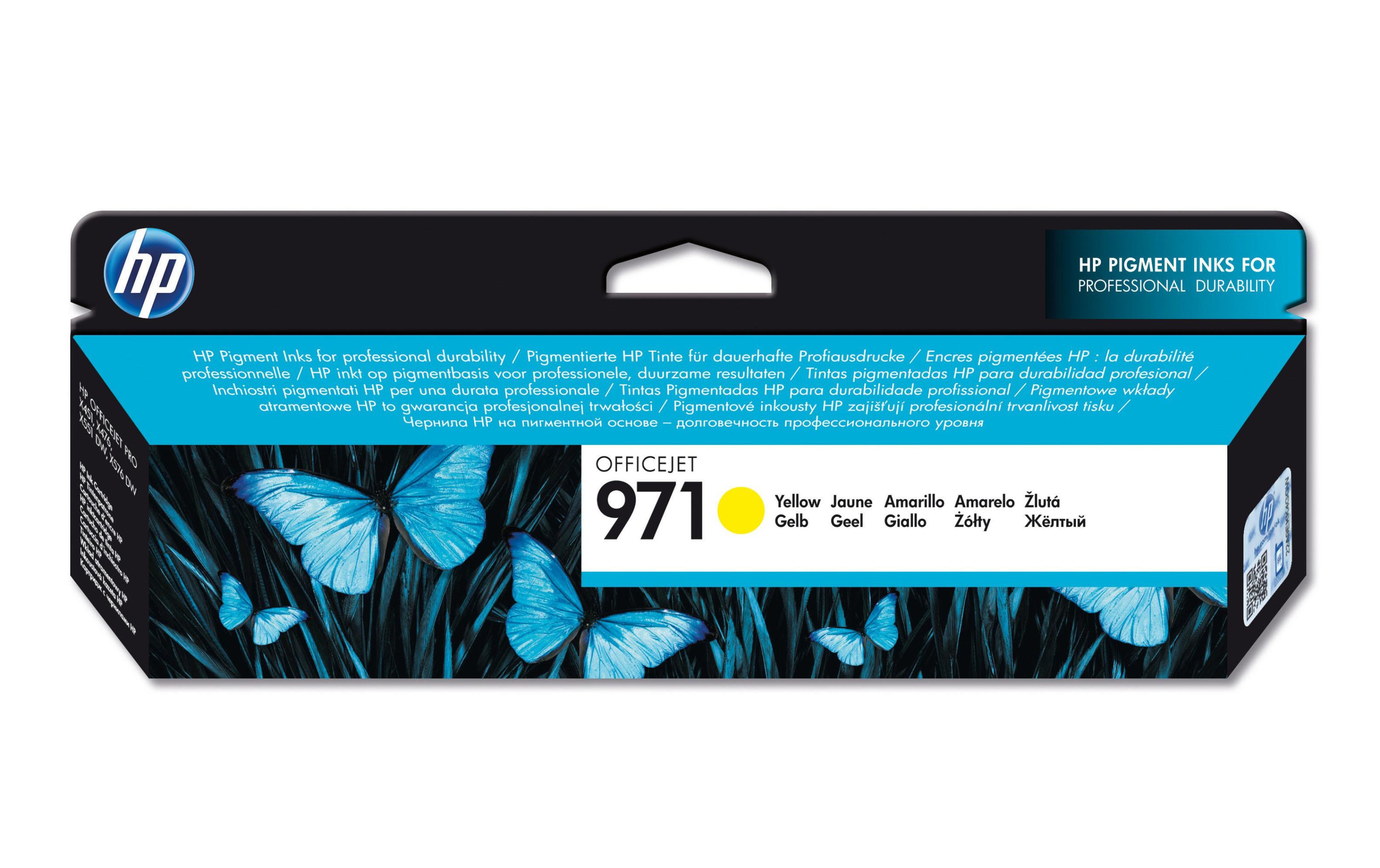 Tinte Nr. 971 (CN624AE) YellowDruckerpatrone
