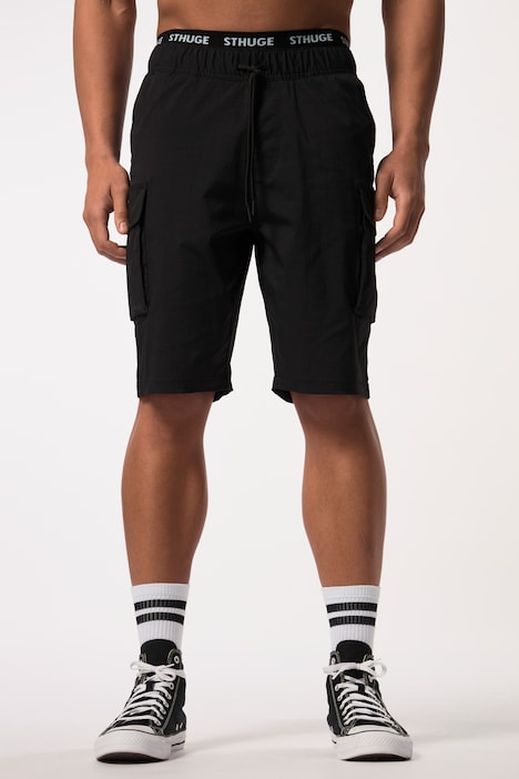 STHUGE Cargo-Bermuda, Elastikbund, Nylon, bis 8 XL