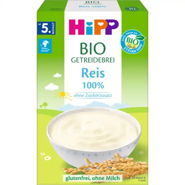 Bio-Getreidebrei Reis 100%, ab dem 5. Monat