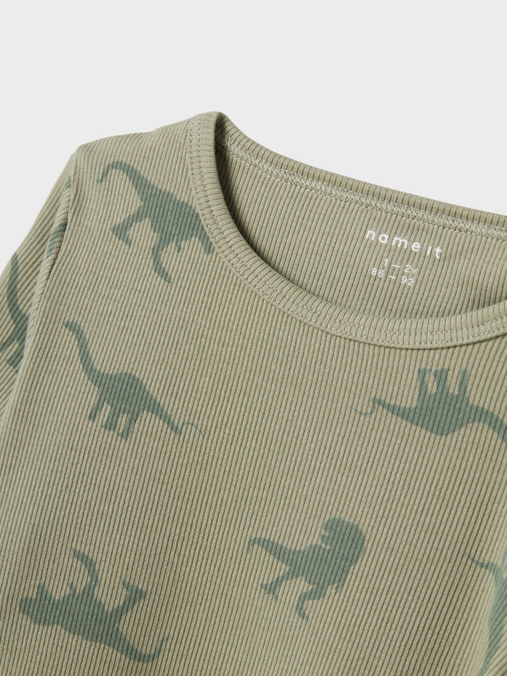 NAME IT pyjama NMMNIGHTSET DINO groen