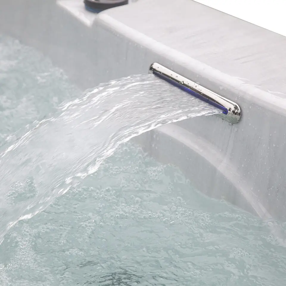 HOME DELUXE Outdoor Whirlpool WHITE MARBLE PURE