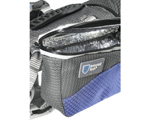 ArmoredTech Adventure multi hondentuig, maat XS, antraciet, met zakken, borstomvang ca. 19-31 cm