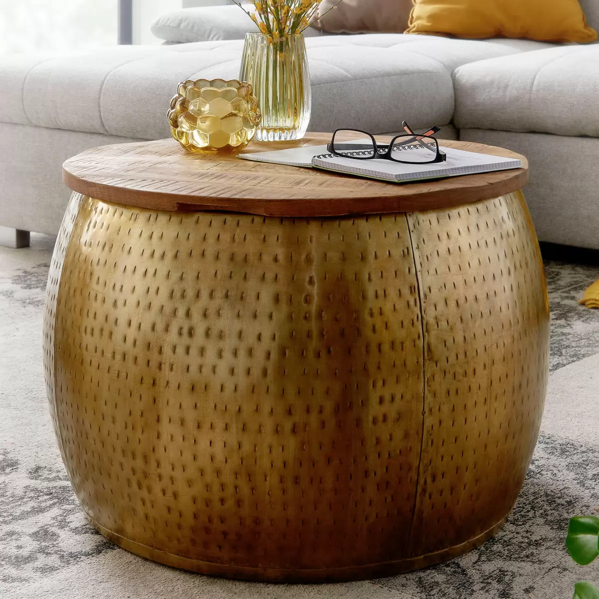 Couchtisch Elio Gold
