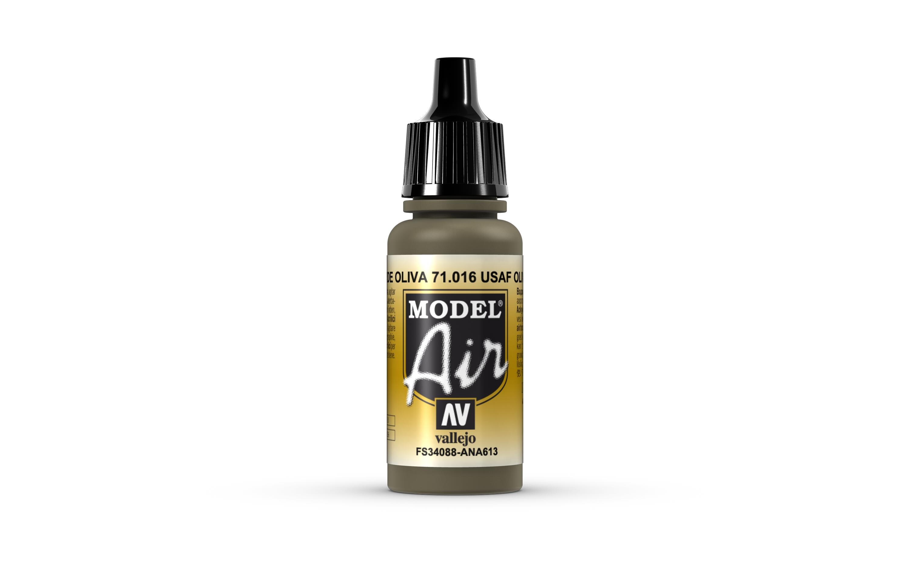 Airbrushfarbe USAF Olive Drab 17 mlAcryl Model Air Color für Airbrush
