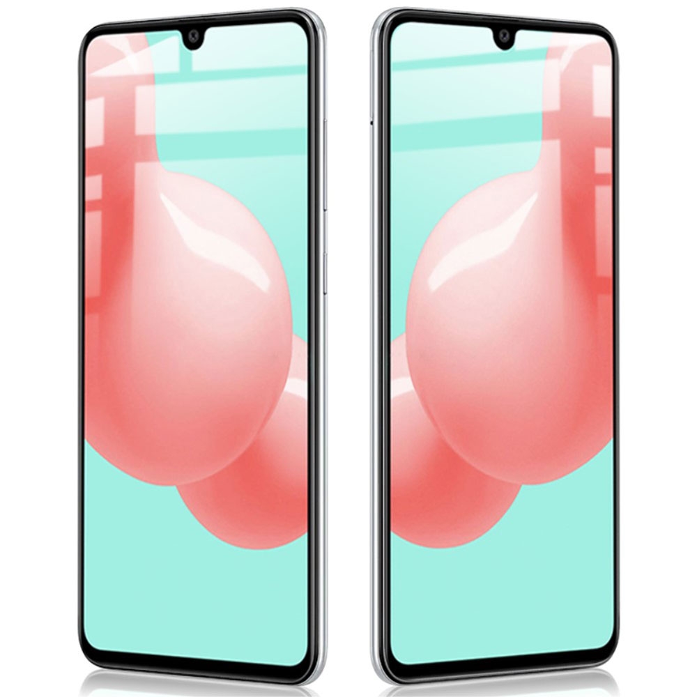 Samsung Galaxy A41 Full-Screen Vollbild Glas Display mit Rahmen - Schwarz