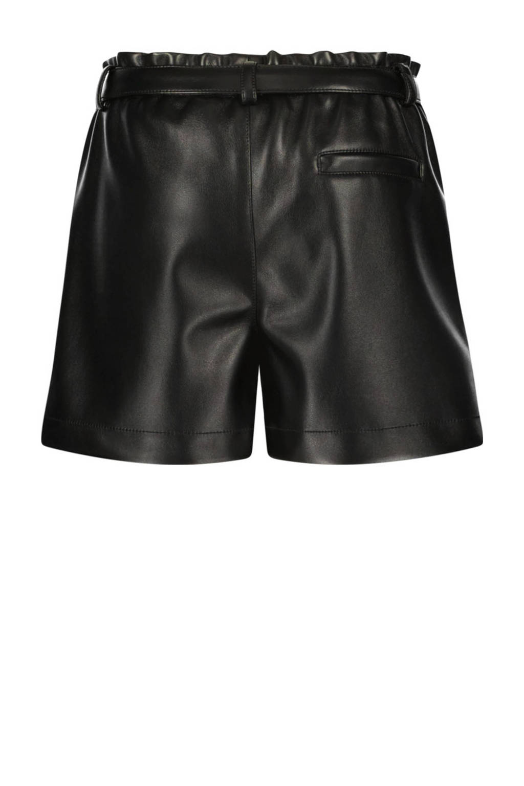 Like Flo imitatieleren relaxed paperbag short Fay-Linn antraciet