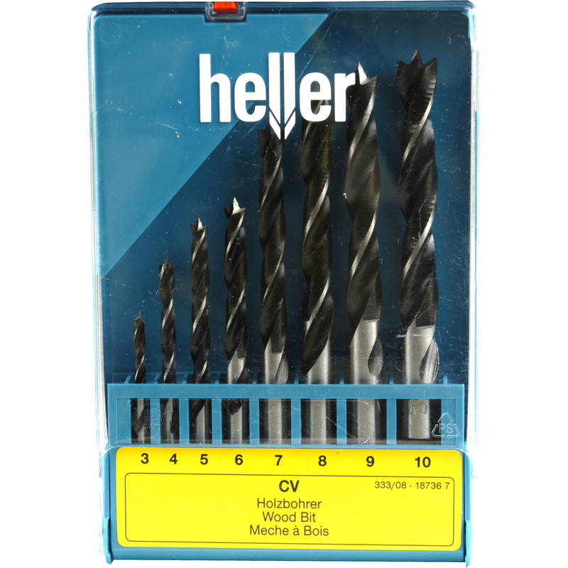 Heller CV houtborenset 8-delig
