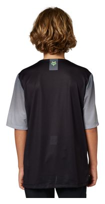 Maillot Manches Courtes Fox Flexair Enfant Noir