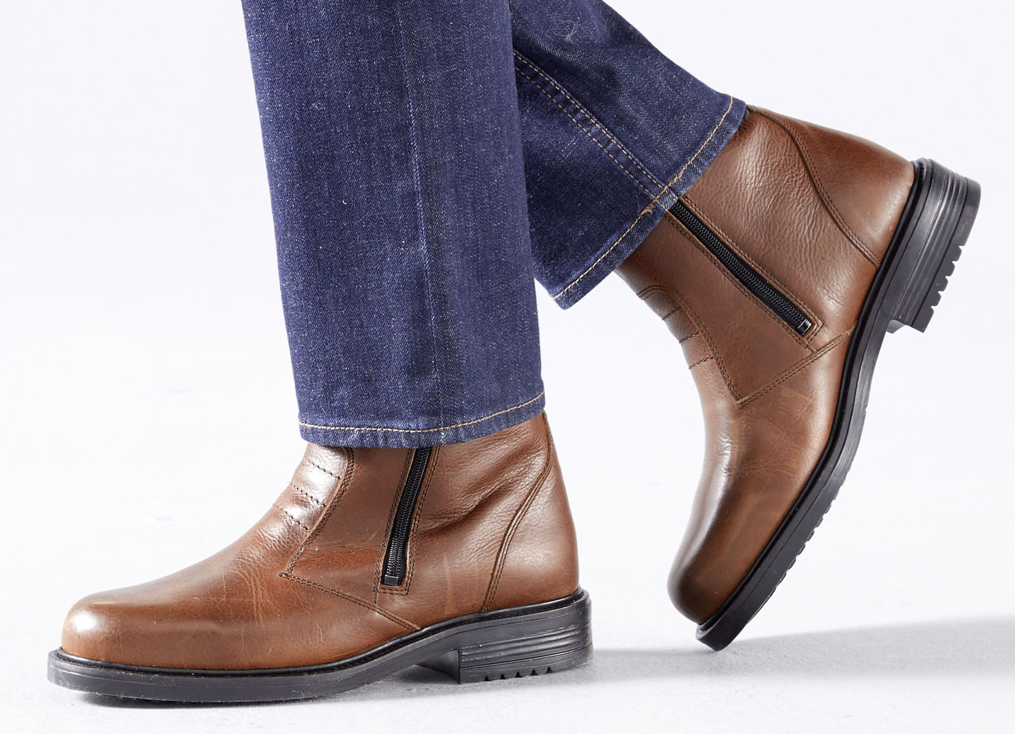 Stiefel mit molligem Lammfellfutter