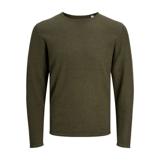 Jack&Jones Cooper Crew Neck Striktrøje, Olive Night, L