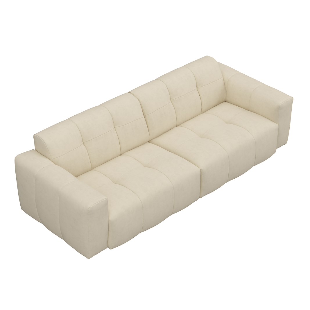 Chess 3-seter I Tekstil Velvety 03 Ivory