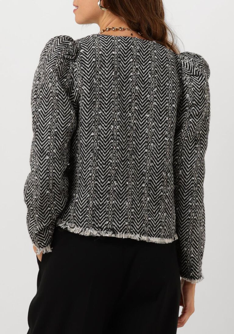 zwarte co'couture jack alvie boucle jacket