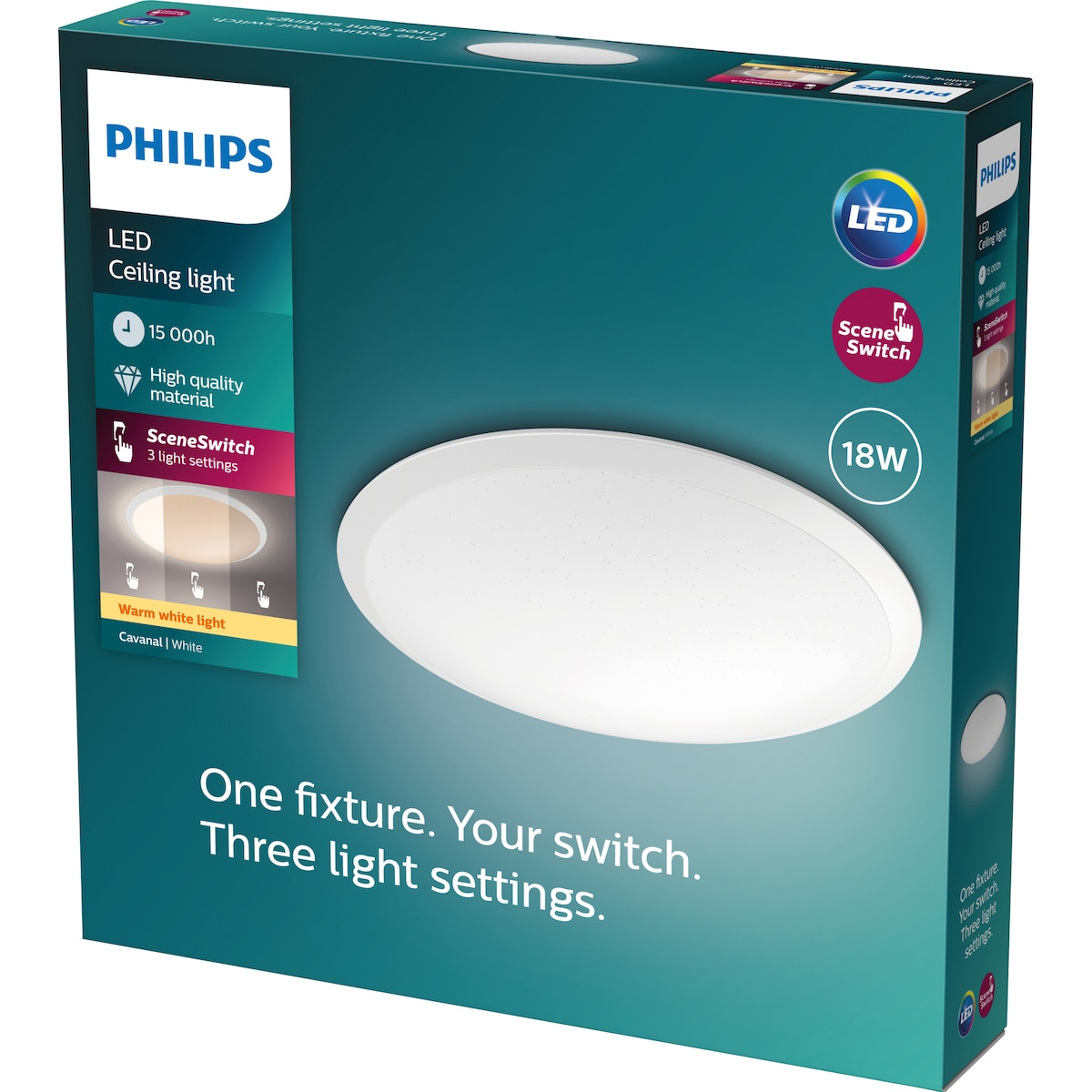 Philips Cavanal taklampe 18W