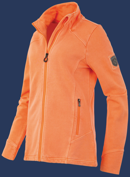 Yacht Jacket Lady French Terry 400, Neonpeach