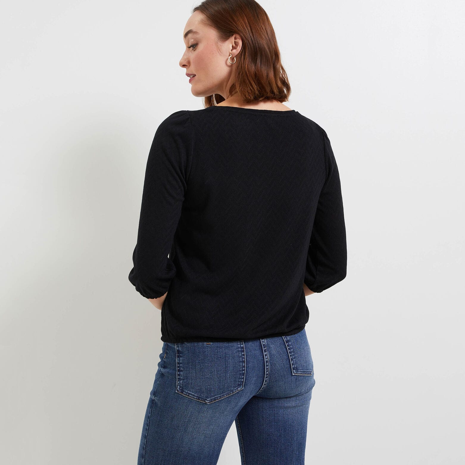 Tshirt maille ajourée femme
