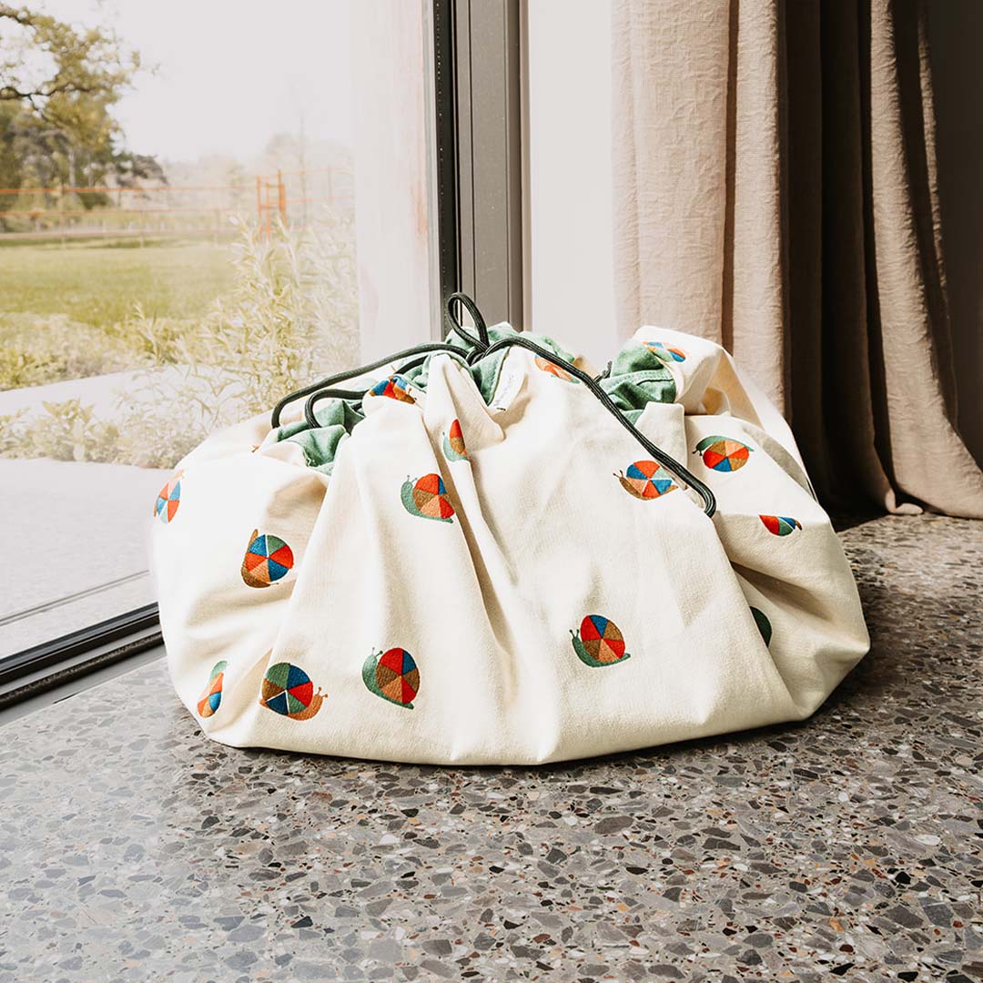 play&go speelkleed en opbergzak - snail