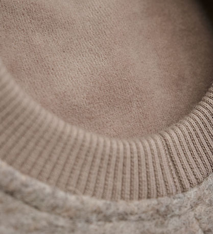 Huttelihut Elefanthue - Uld - 2-lags - Camel Melange m. Kvaste