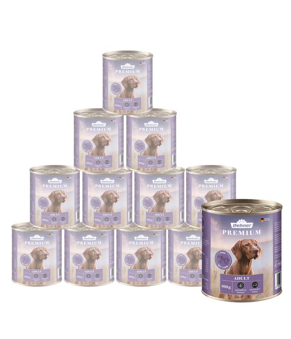 Dehner Premium Nassfutter für Hunde Adult
