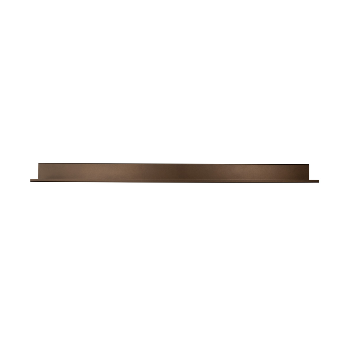 Wandplank 150x15 cm anodic bruin