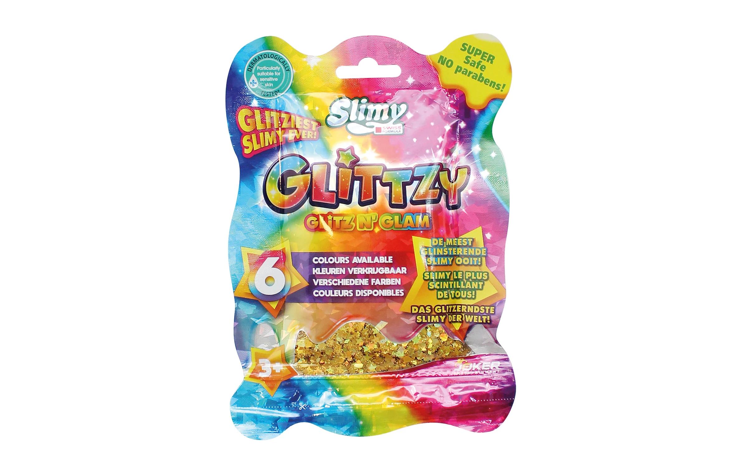 Slimy Glittzy assortiert, 90 gSchleimdose