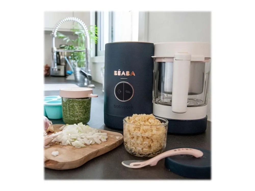 Beaba Babycook Neo - Baby blender/damper - 1.25 liter - natteblå