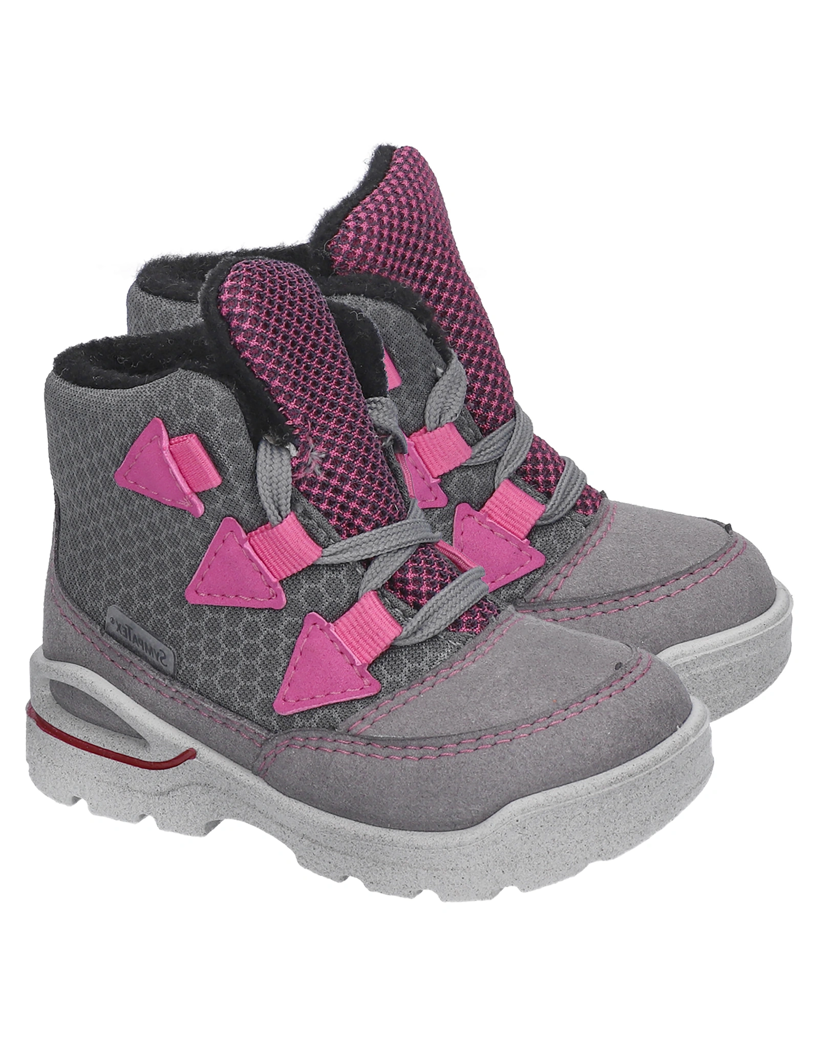 Winterboots EMIL in graphit/rosa