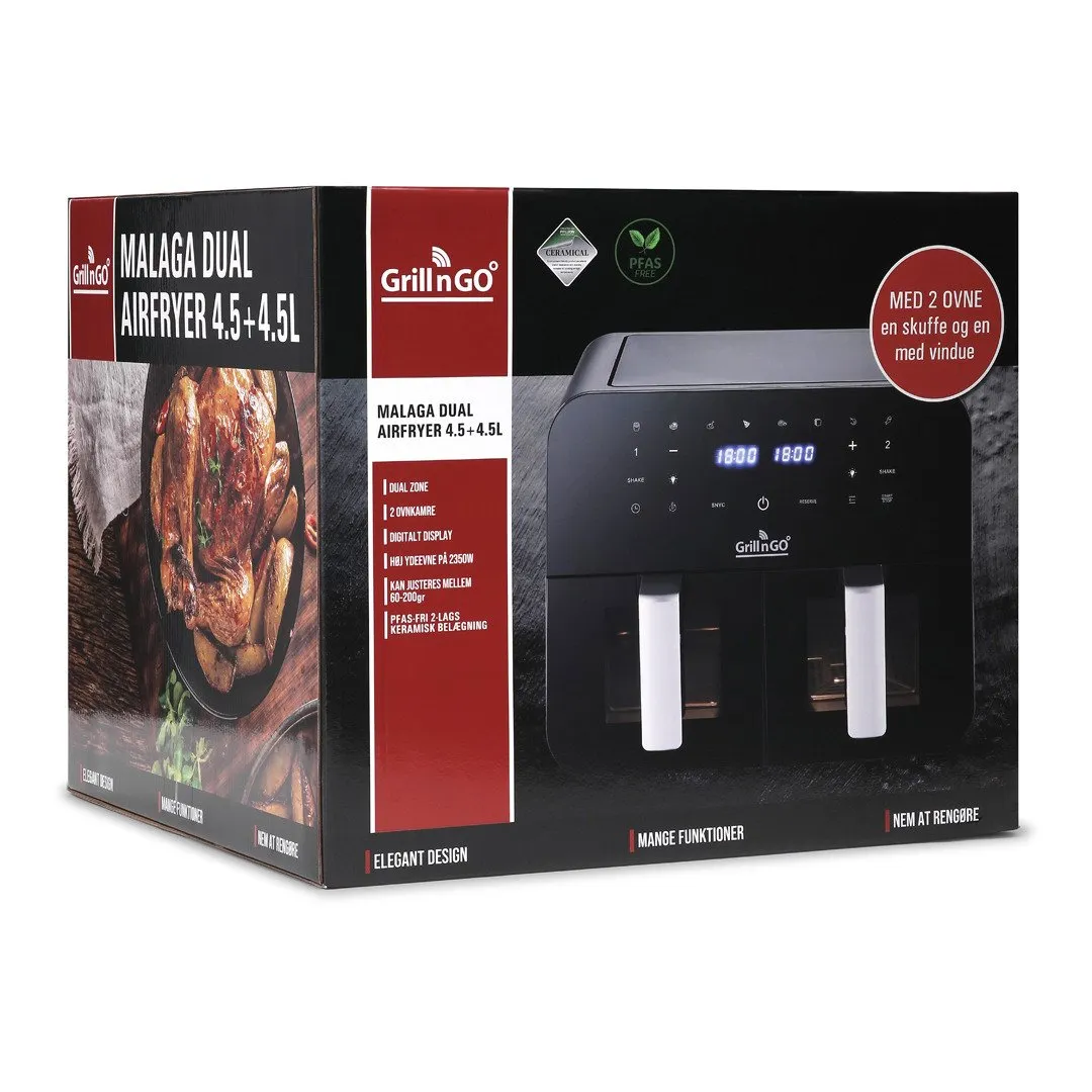 Grillngo Airfryer Malaga Dual